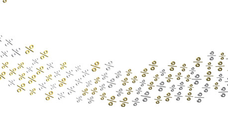 percent rain shopping digital in 3d. - 3D percent rain illlustration