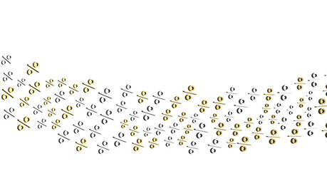 percent rain shopping digital in 3d. - 3D percent rain illlustration