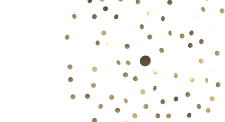 Gold Confetti Glitter Overlay