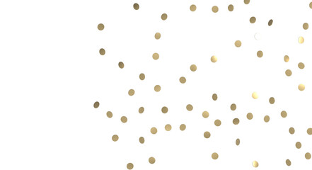Glittering golden confetti png. Glittering golden