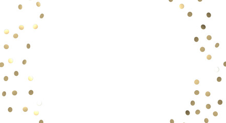 Glittering golden confetti png. Glittering golden confetti falls from above on transparent background. Celebrate festivals.