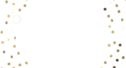 Glittering golden confetti png. Glittering golden confetti falls from above on transparent background. Celebrate festivals.