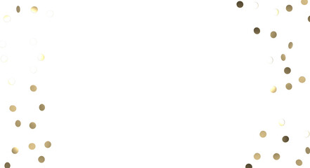 Glittering golden confetti png. Glittering golden confetti falls from above on transparent background. Celebrate festivals.