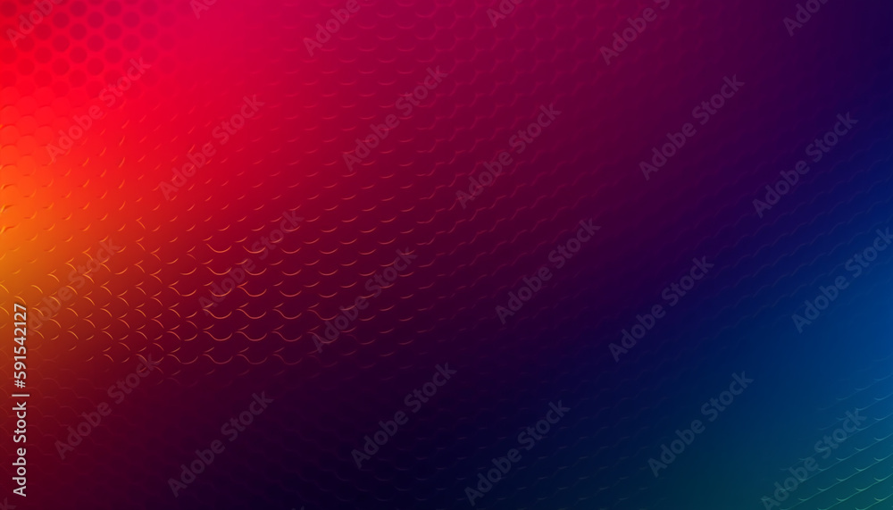 Fototapete Simple minimalist retro color trendy background and abstract colorful wallpaper. Artistic digital art geometric line stripe and wave, element and design material. Generative AI technology.