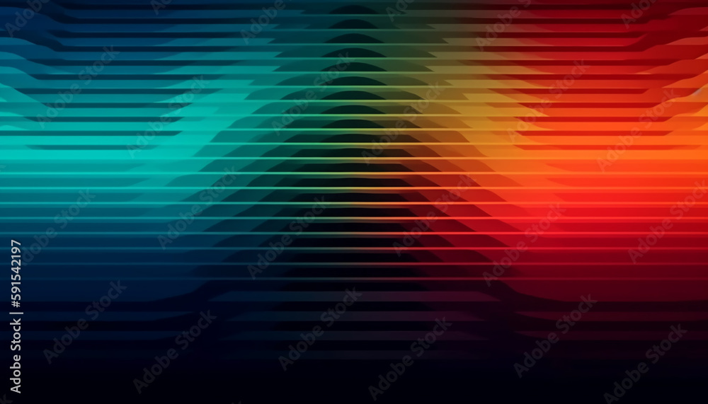 Fototapete simple minimalist retro color trendy background and abstract colorful wallpaper. artistic digital ar