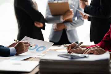 Young Business People Meeting Conference Discussion Corporate Concept at the office.