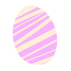 crimson Easter Egg vector illustration for decor