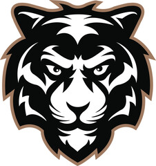 Tiger Head Logo Vector Template Illustration Design. Mascot Tiger Logo design Tiger sport logo