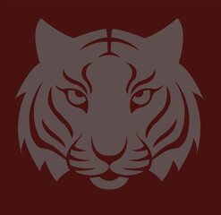 Tiger Head Logo Vector Template Illustration Design. Mascot Tiger Logo design Tiger sport logo