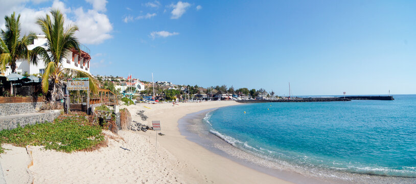 Beach of St. Gilles Les Bains, Reunion Island, France