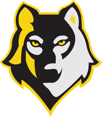 Wolf Head Logo Vector Template Illustration Design. Mascot Wolf Logo design Wolf sport logo