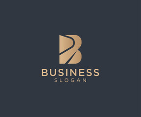 Luxury and elegant Letter B logo design for various types of businesses and company