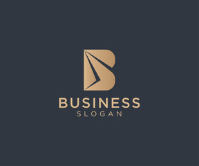 Luxury and elegant Letter B logo design for various types of businesses and company