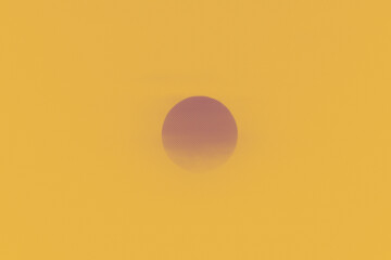 sun synthwave vaporwave on a yellow background