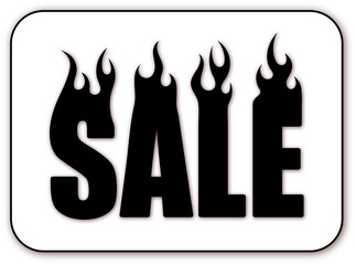 set of fire sale icons