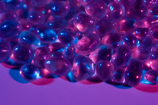 Heap of welo opal stones
