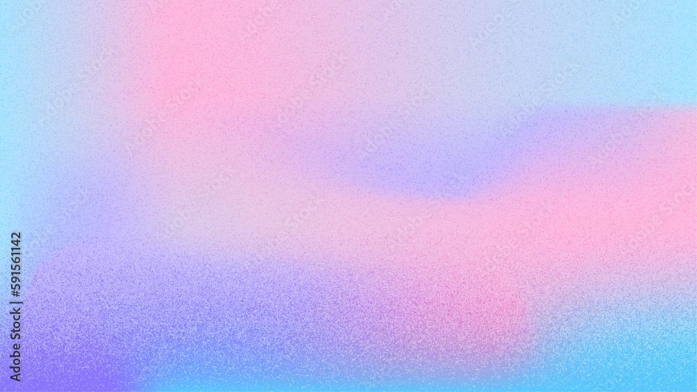 Wall mural holographic gradient abstract grainy background. soft colorful blurred textured backdrop for present