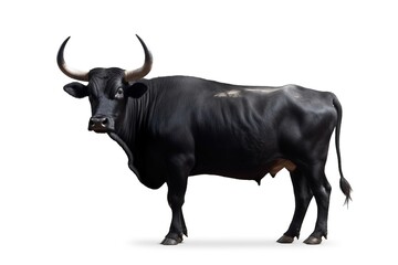 cow isolated on white