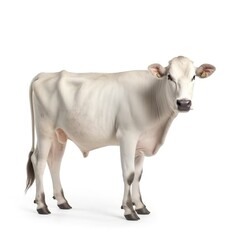 cow isolated on white
