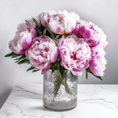 Flowers, vase, spring