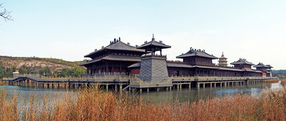 Yungang Grottoes near Datong, China