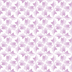 Abstract seamless pattern. Arabic line ornament with geometric shapes. Stylish floral ornamental vector  background with swirl watercolor lines