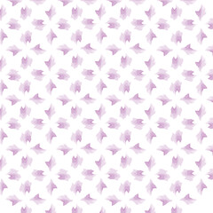 Abstract seamless pattern. Arabic line ornament with geometric shapes. Stylish floral ornamental background with swirl watercolor lines