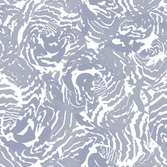 Abstract seamless floral pattern with dots and leaves. Ornamental flourish drawn texture. Abstract backdrop with chaotic flowing organic shapes. Artistic stylish winter tiled  background.