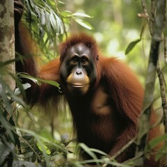 orangutan, jungle, 