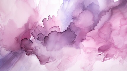 Digital Pattern Art - Pink and Purple Watercolor Texture with Dreamy Effect Created using Generative AI