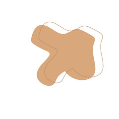 Brown Aesthetic Blob