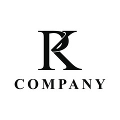 rk logo design concept for business