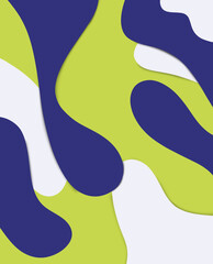 Blue Drips Yellow HD