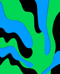 Green Blue Zebra HD Backround 