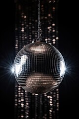 Obraz premium disco ball background, generative ai