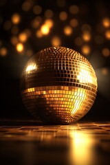 Obraz premium disco ball background, generative ai