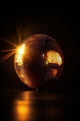 disco ball background, generative ai