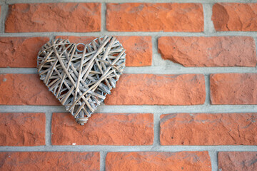 wall with heart