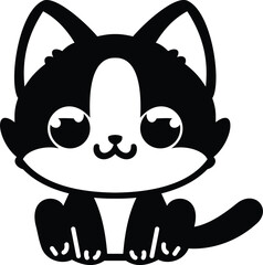 Anime Black Kawaii Kitten