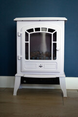 fireplace in the room