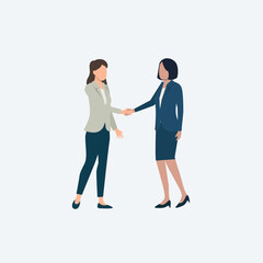 Fototapeta premium Finance and business deal handshake