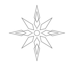 Sun Star Ice Geometric