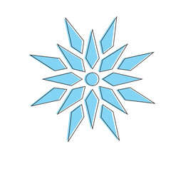 Sun Star Ice Geometric