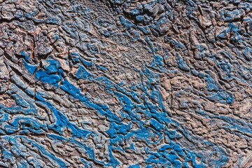 Cracks paint- texture background closeup. Abstract pattern - the destroyed surface of the art picture