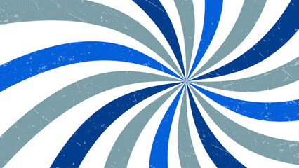  Vintage grunge twist radial sunburst background. Template for presentation, social media, creative studio, website landing page.