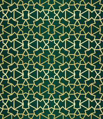 Fototapeta premium Islamic background with traditional style arabic. Seamless pattern for card, background, fabric or abstract design. Muslim ornament.