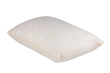 sleep pillows with cotton cover, isolate on a transparent background
