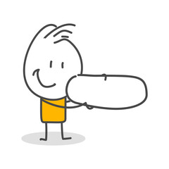 Stick figures. Numbers. Isolated on white background. Hand drawn Doodle Line Art Cartoon Design character.