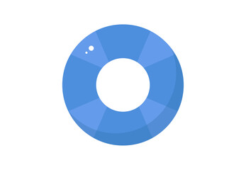  Swim ring icon. Vector illustration