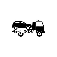 Car Tow truck icon isolated on transparent background